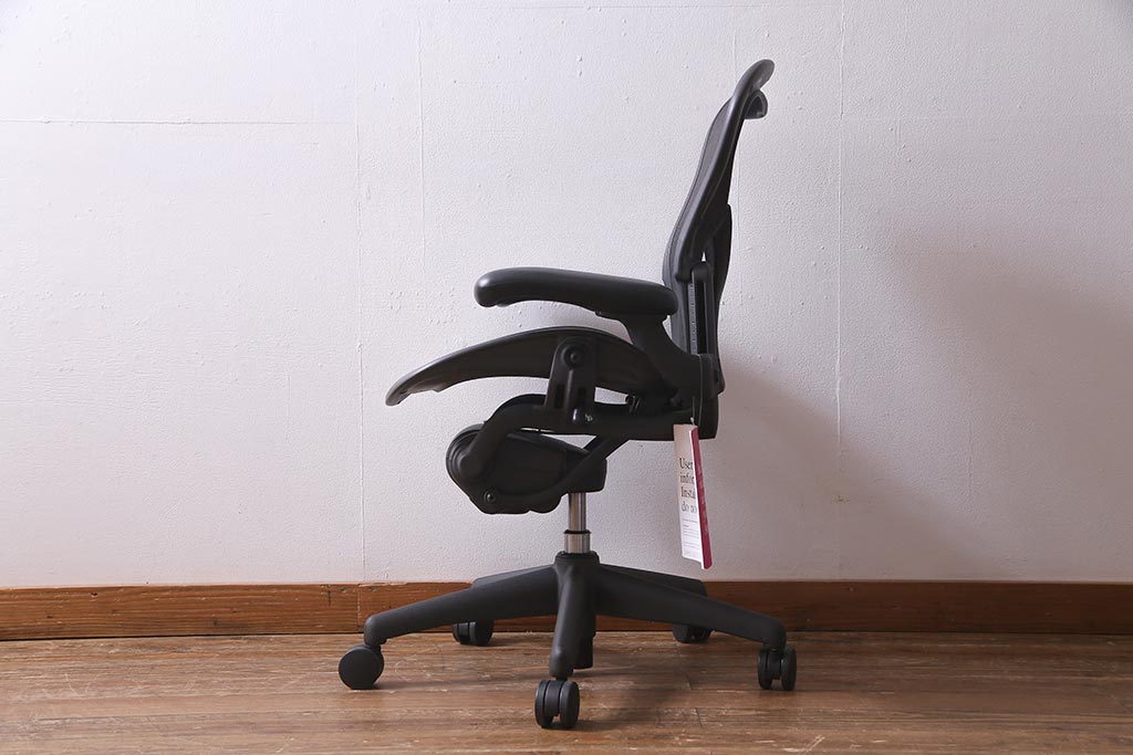 中古　Hermanmiller(ハーマンミラー社)　アーロンチェア(オフィスチェア、椅子、イス)(定価約19万円)(R-037782)