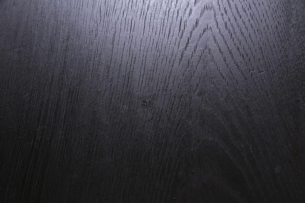 アンティーク家具　和製アンティーク　昭和初期　栓材　味のあるレトロな丸ちゃぶ台(折り畳み式テーブル、ローテーブル、座卓)(R-037832)