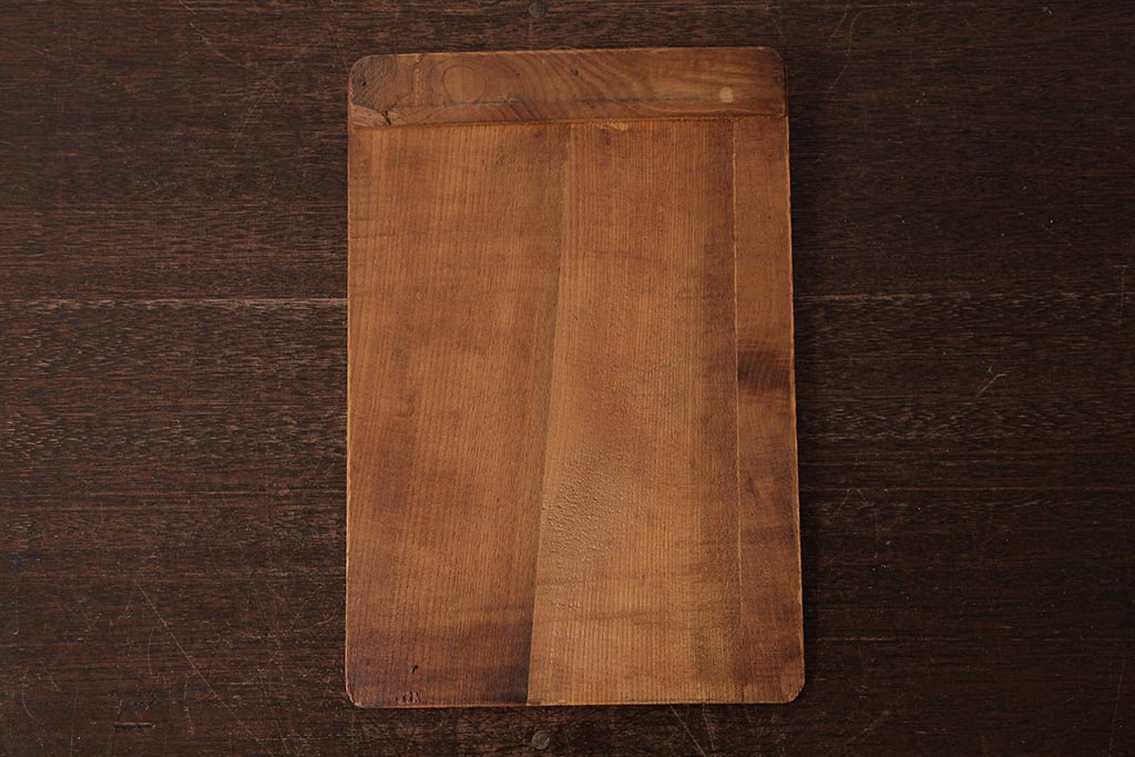 アンティーク雑貨　和製アンティーク　昭和初期　古い質感が味のある木製バインダー(R-037862)