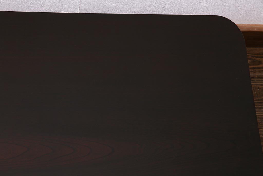 アンティーク家具　和製アンティーク　昭和初期　栓材　素朴なぬくもりが魅力のレトロな角ちゃぶ台(座卓、ローテーブル)