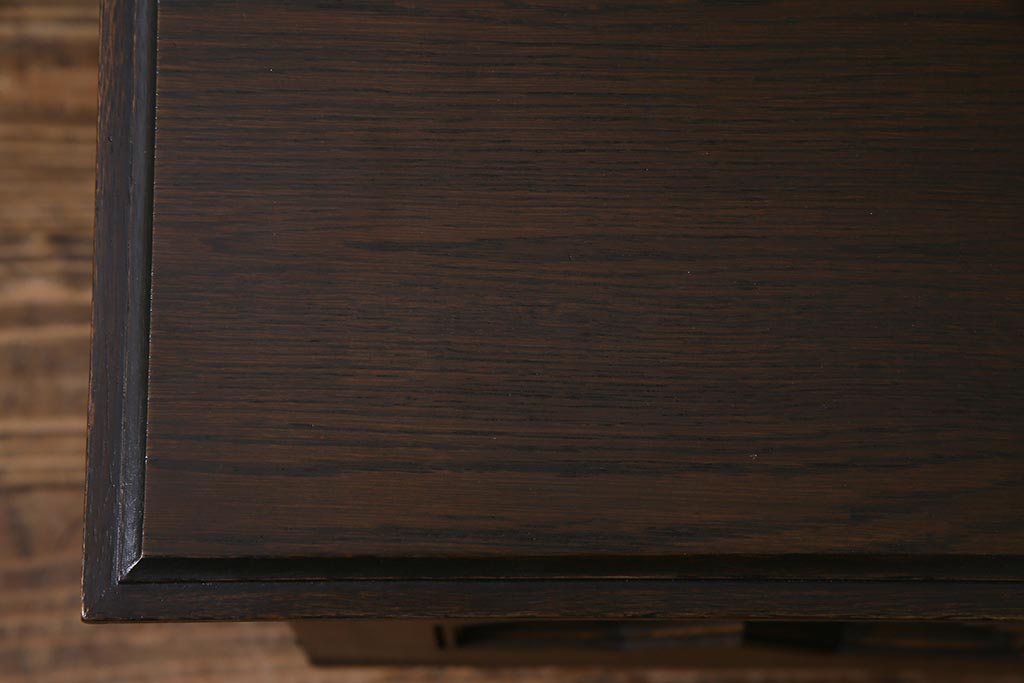 ビンテージ家具　神戸洋家具　永田良介商店　スツール付き　上品な佇まいのドレッサー(鏡台、ヴィンテージ)(R-037921)