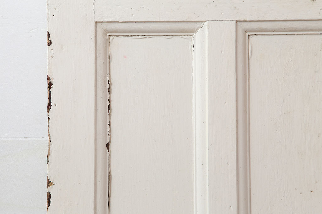 アンティーク建具　イギリスアンティーク　ステンドグラスがおしゃれな木製ドア(扉、建具)(R-037949)
