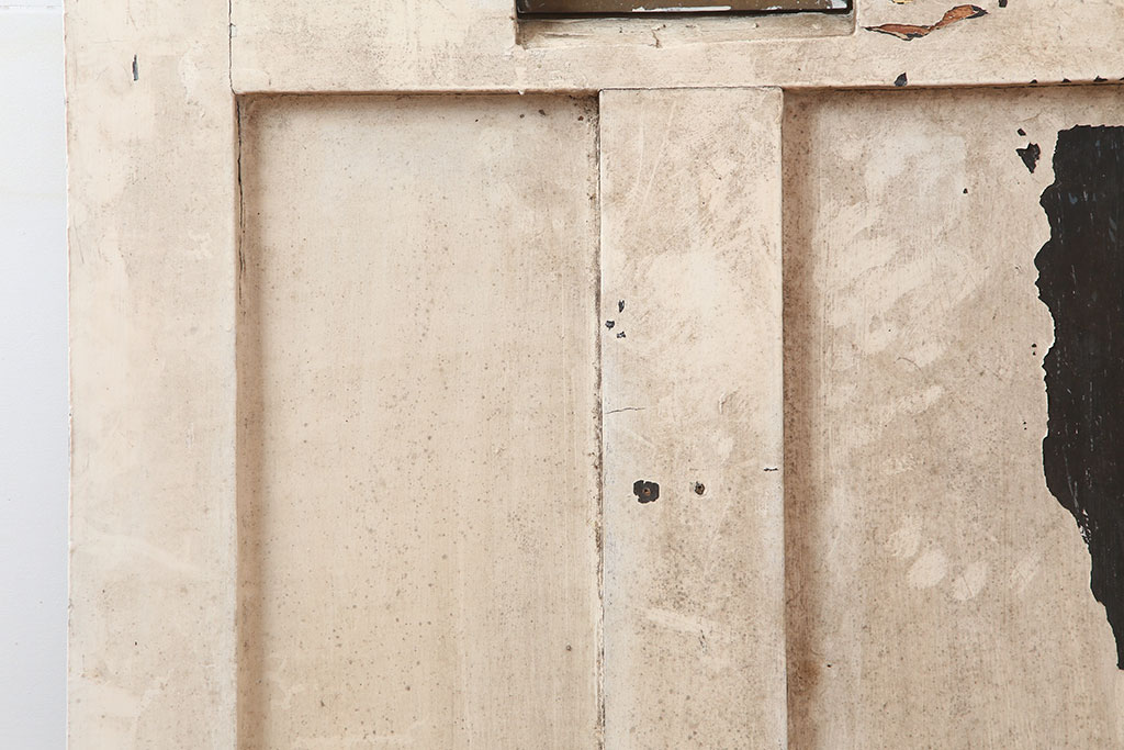 アンティーク建具　イギリスアンティーク　ナンバーがポイントの木製ドア(扉、建具)(R-037953)