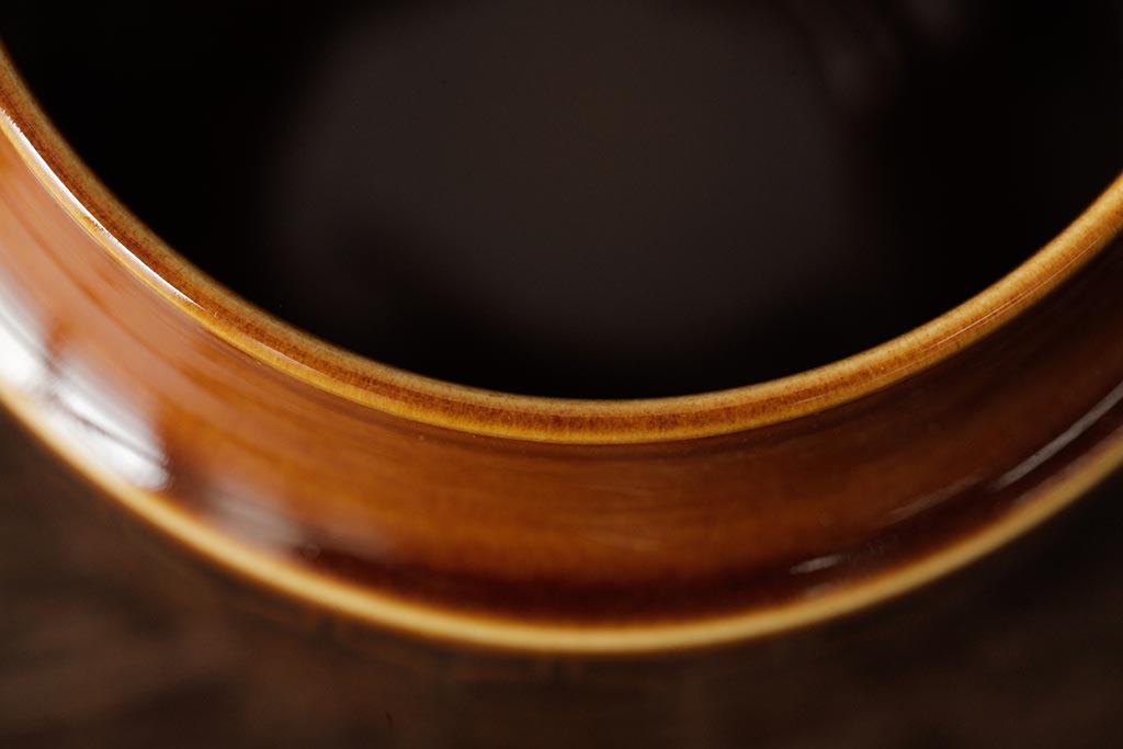 イギリスビンテージ　HORNSEA(ホーンジー)　HEIRLOOM(エアルーム)　コーヒーキャニスター(保存容器、ジャー)(R-037957)