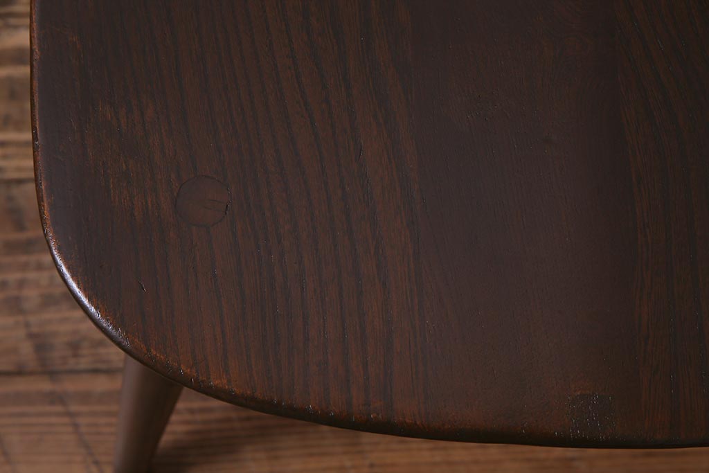 ヴィンテージ家具　イギリスビンテージ　ERCOL(アーコール)　美しく丈夫な作りが魅力的なクエーカーチェア(ダイニングチェア、椅子、ウィンザーチェア、ウインザーチェア)(R-037997)