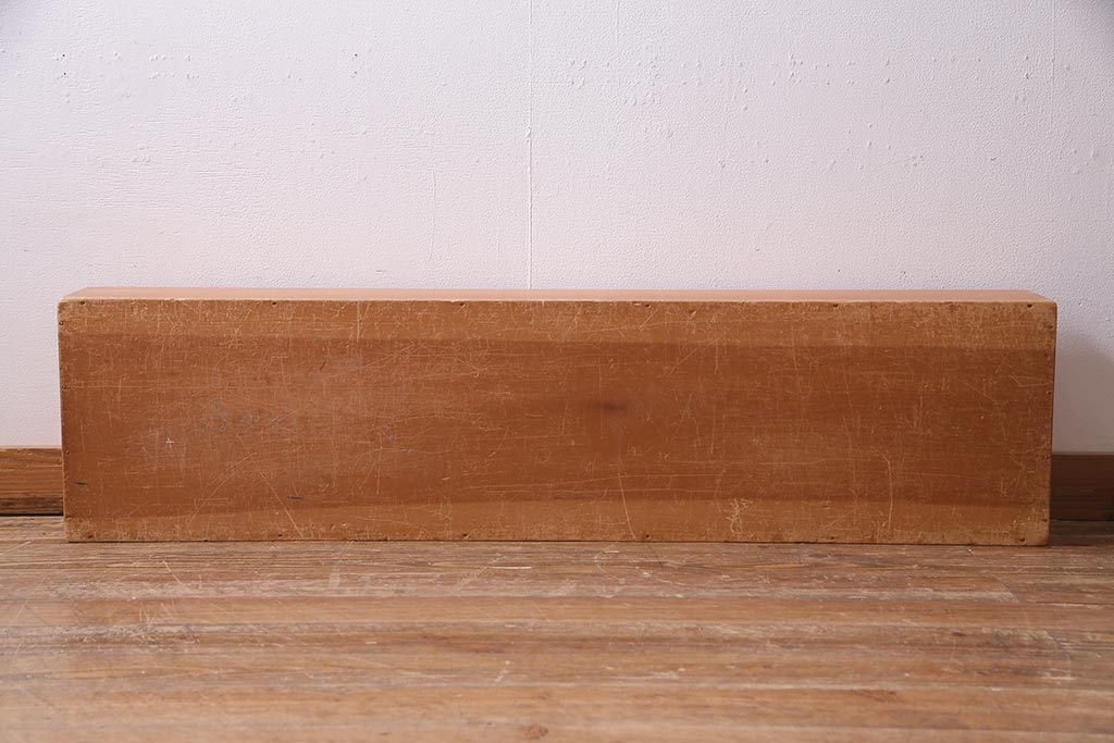 レトロ雑貨　昭和レトロ　特大サイズの積み木【薄い長方形・特大】(飾り台、ディスプレイ雑貨)(R-038058)