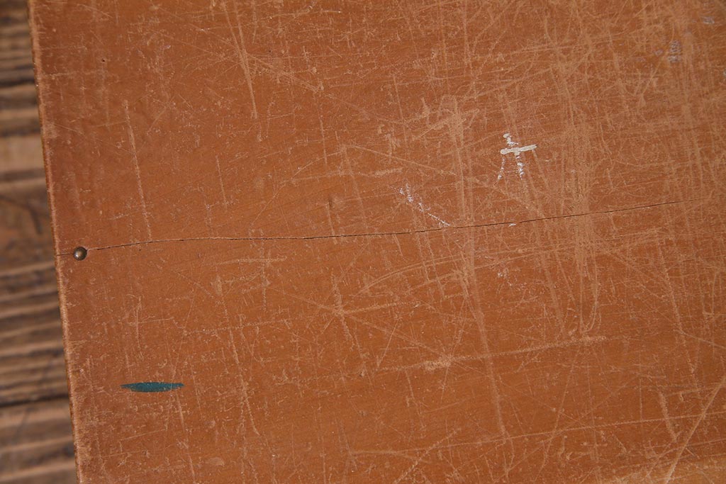 レトロ雑貨　昭和レトロ　特大サイズの積み木【薄い長方形・特大】(飾り台、ディスプレイ雑貨)(R-038058)