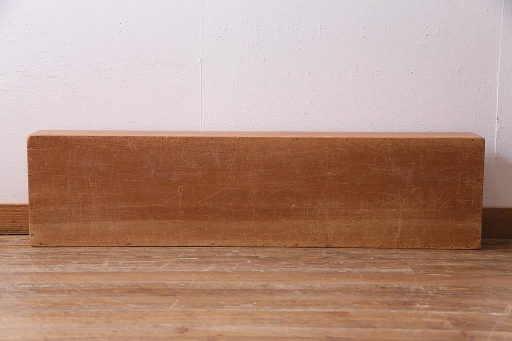 レトロ雑貨　昭和レトロ　特大サイズの積み木【薄い長方形・特大】(飾り台、ディスプレイ雑貨)(R-038059)