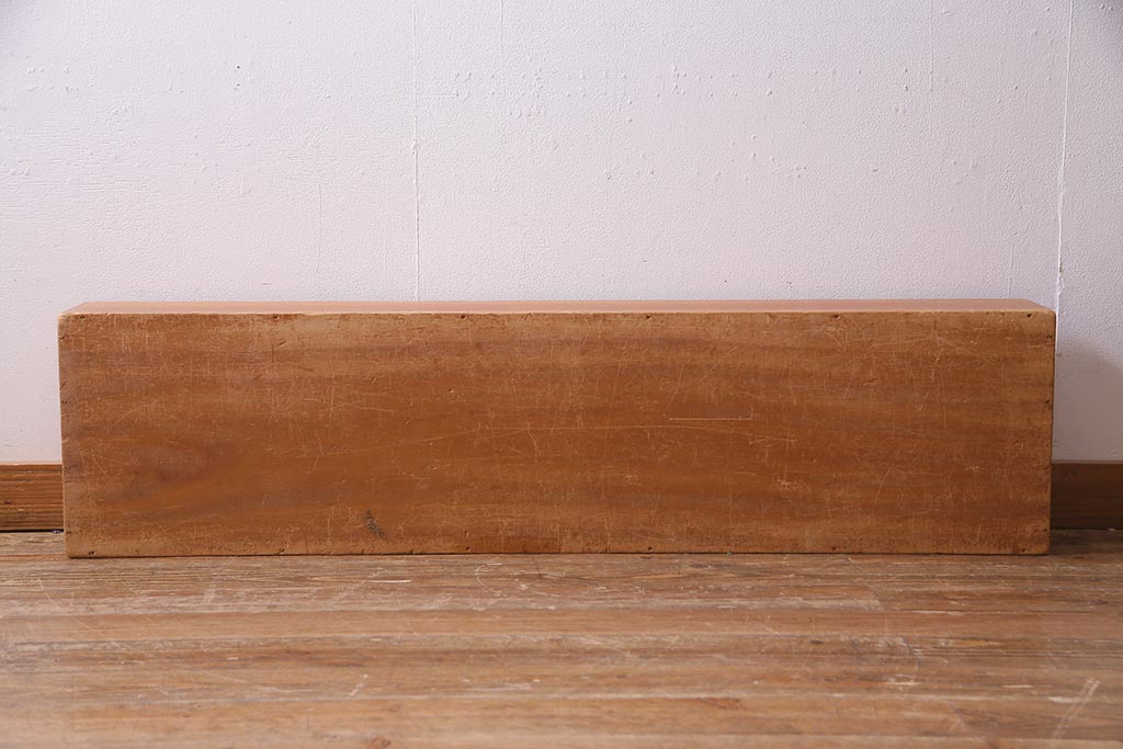 レトロ雑貨　昭和レトロ　特大サイズの積み木【薄い長方形・特大】(飾り台、ディスプレイ雑貨)(R-038059)