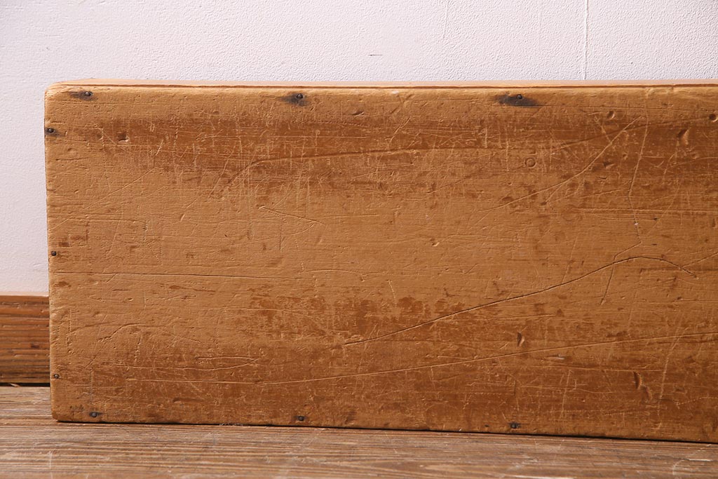 レトロ雑貨　昭和レトロ　特大サイズの積み木【薄い長方形・特大】(飾り台、ディスプレイ雑貨)(R-038061)