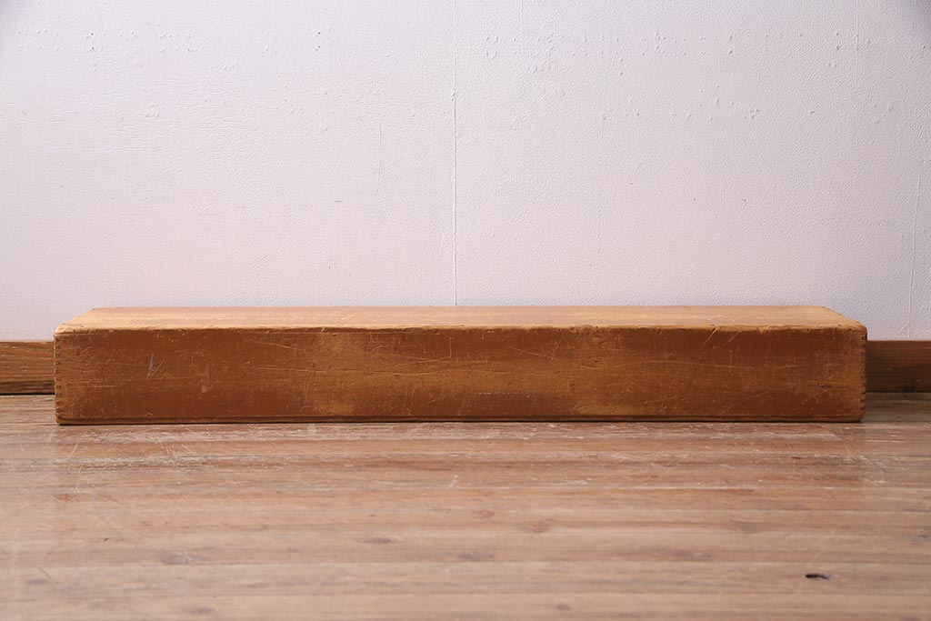 レトロ雑貨　昭和レトロ　特大サイズの積み木【薄い長方形・特大】(飾り台、ディスプレイ雑貨)(R-038062)