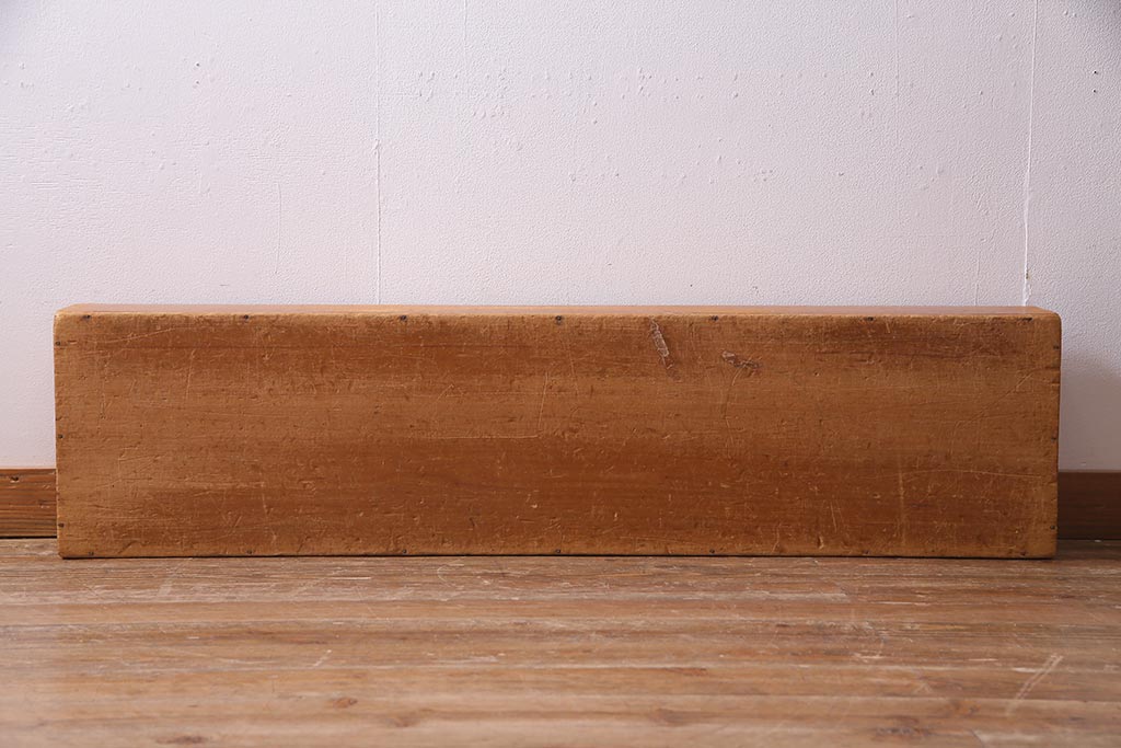 レトロ雑貨　昭和レトロ　特大サイズの積み木【薄い長方形・特大】(飾り台、ディスプレイ雑貨)(R-038063)