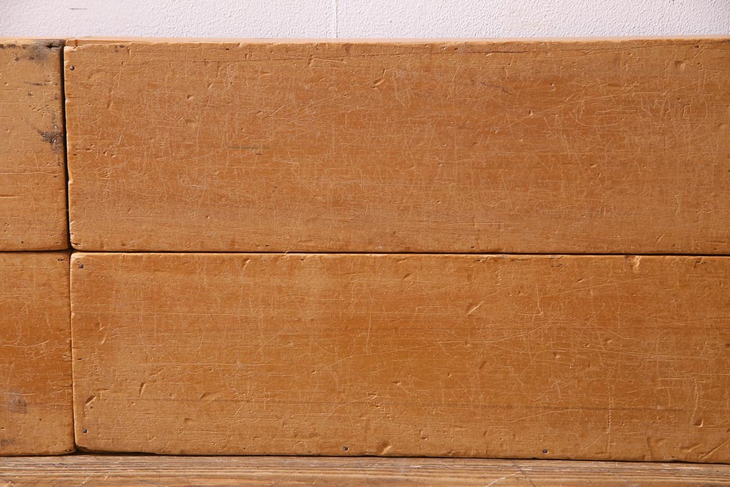 レトロ雑貨　昭和レトロ　大きな積み木セット【うすい長方形・大/4ヶ組】(飾り台、ディスプレイ雑貨)(R-038073)