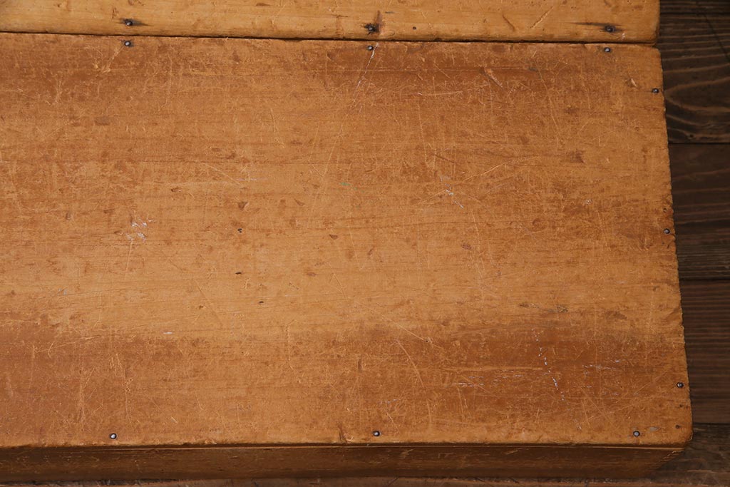 レトロ雑貨　昭和レトロ　大きな積み木セット【直方体・大/2ヶ組】(飾り台、ディスプレイ雑貨)(R-038084)