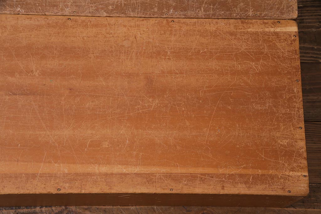 レトロ雑貨　昭和レトロ　大きな積み木セット【直方体・大/2ヶ組】(飾り台、ディスプレイ雑貨)(R-038085)