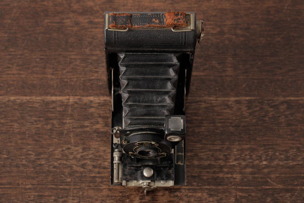 アンティーク雑貨　NO.1 Pocket kodak(ナンバーワン ポケット コダック)　カナダ製　クラシックカメラ(蛇腹カメラ)(R-038104)