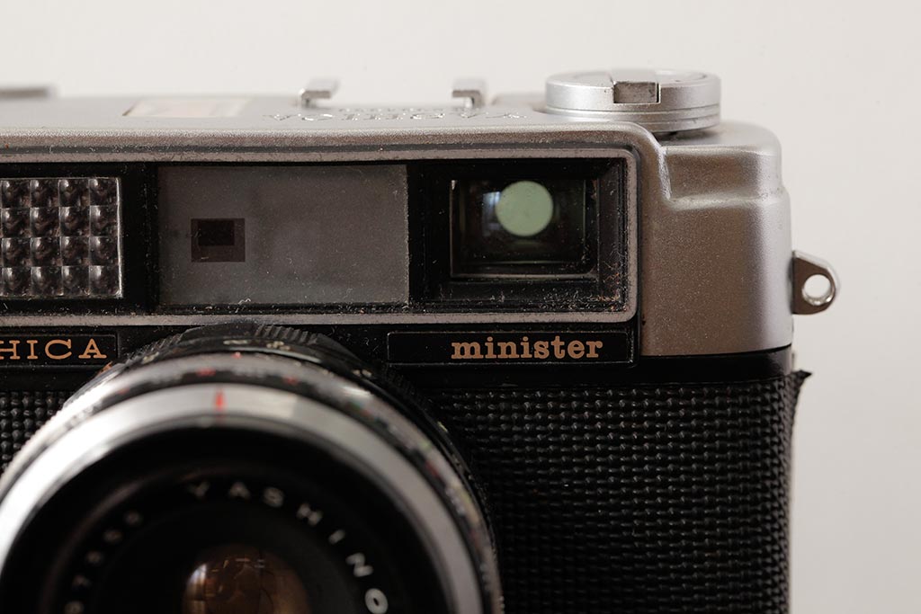 ビンテージ雑貨　YASHICA minister2(ヤシカ　ミニスター)　ヴィンテージカメラ(R-038105)