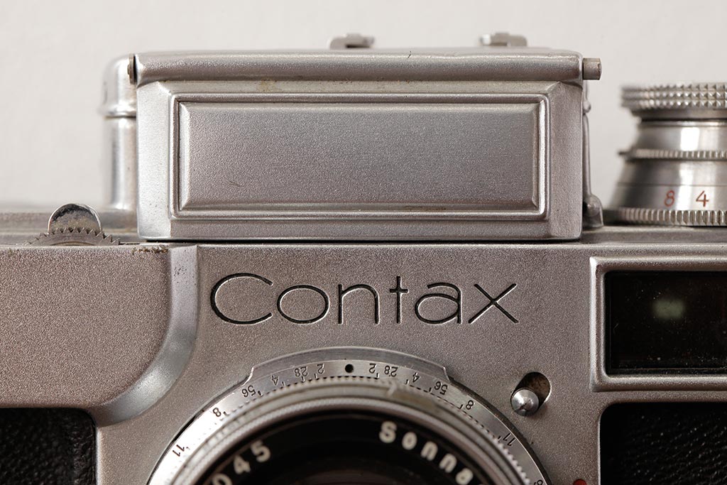 ジャンク品　アンティーク雑貨　希少品　CONTAX(コンタックス)　ZEISS IKON(ツァイスイコン) 　カメラ　ケース付き(R-038107)