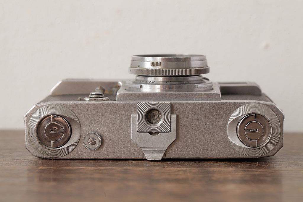 ジャンク品　アンティーク雑貨　希少品　CONTAX(コンタックス)　ZEISS IKON(ツァイスイコン) 　カメラ　ケース付き(R-038107)