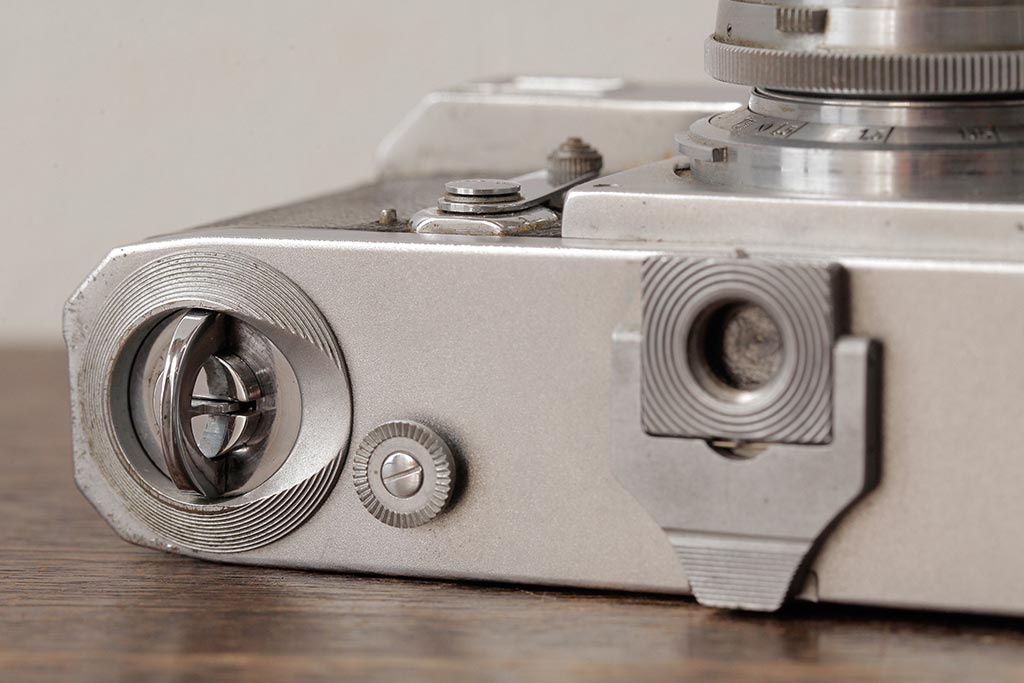 ジャンク品　アンティーク雑貨　希少品　CONTAX(コンタックス)　ZEISS IKON(ツァイスイコン) 　カメラ　ケース付き(R-038107)