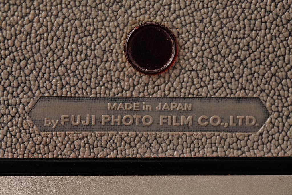 ビンテージ雑貨　FUJI　FUJIPET(フジペット)　革ケース付き　ヴィンテージカメラ　グレー(R-038109)