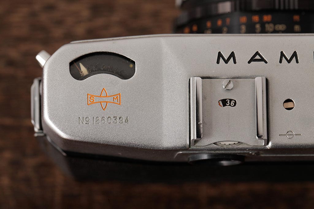 ビンテージ雑貨　MAMIYA(マミヤ)　オートデラックス　セコールFC　48mm　ヴィンテージカメラ　F1.7　ケース付き(R-038111)