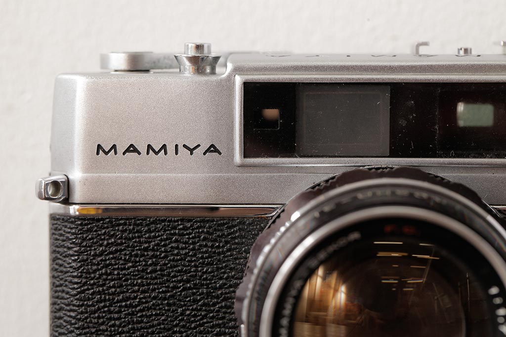 ビンテージ雑貨　MAMIYA(マミヤ)　オートデラックス　セコールFC　48mm　ヴィンテージカメラ　F1.7　ケース付き(R-038111)