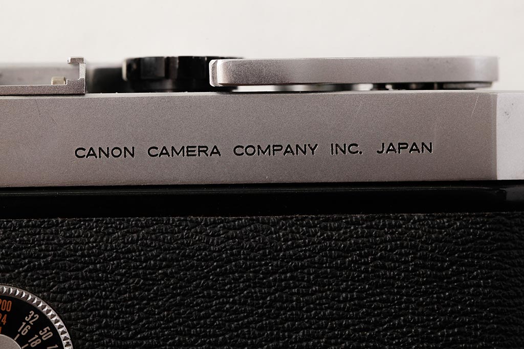 アンティーク雑貨　CANON(キャノン)　P(ポピュレール)　ケース付き　コレクションにもおすすめなヴィンテージカメラ(ビンテージ)(R-038117)