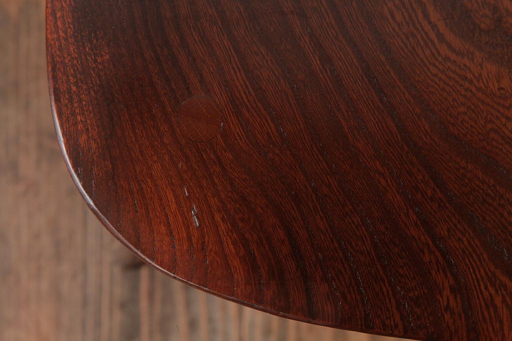 ヴィンテージ家具　イギリスビンテージ　ERCOL(アーコール)　ゴールドスミス　落ち着いた色味のチェア (ダイニングチェア、椅子)(R-038126)