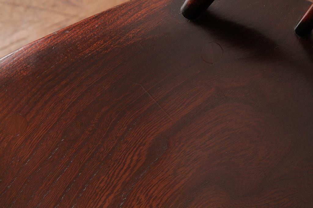ヴィンテージ家具　イギリスビンテージ　ERCOL(アーコール)　ゴールドスミス　落ち着いた色味のチェア (ダイニングチェア、椅子)(R-038126)