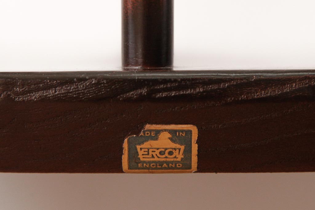 ヴィンテージ家具　イギリスビンテージ　ERCOL(アーコール)　ゴールドスミス　落ち着いた色味のチェア (ダイニングチェア、椅子)(R-038126)