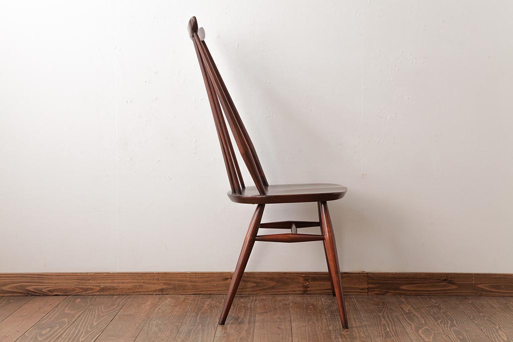 ヴィンテージ家具　イギリスビンテージ　ERCOL(アーコール)　ゴールドスミス　シンプルスタイリッシュなチェア (ダイニングチェア、椅子)(R-038127)