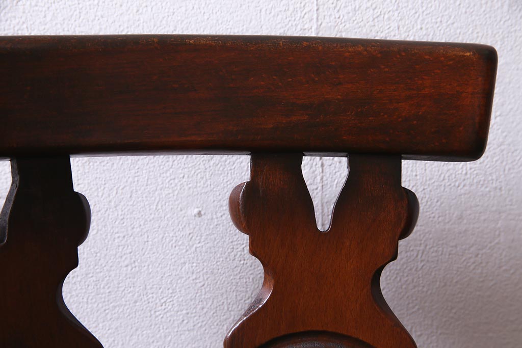 ヴィンテージ家具　イギリスビンテージ　ERCOL(アーコール)　上品な佇まいのシスルバックチェア(ダイニングチェア、椅子)(R-038181)