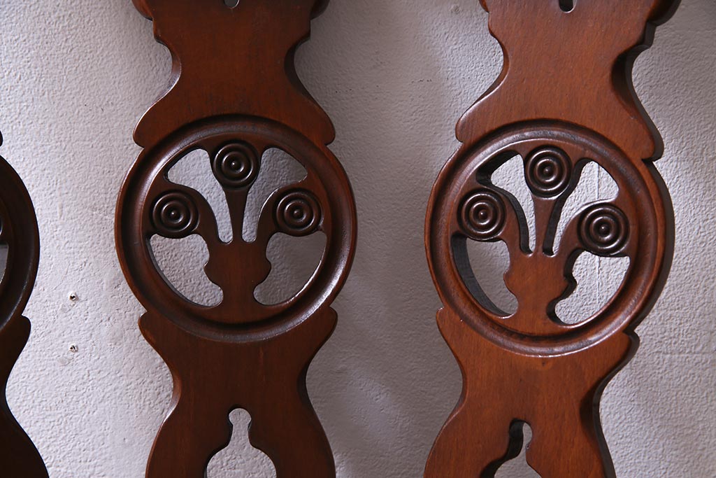 ヴィンテージ家具　イギリスビンテージ　ERCOL(アーコール)　上品な佇まいのシスルバックチェア(ダイニングチェア、椅子)(R-038181)