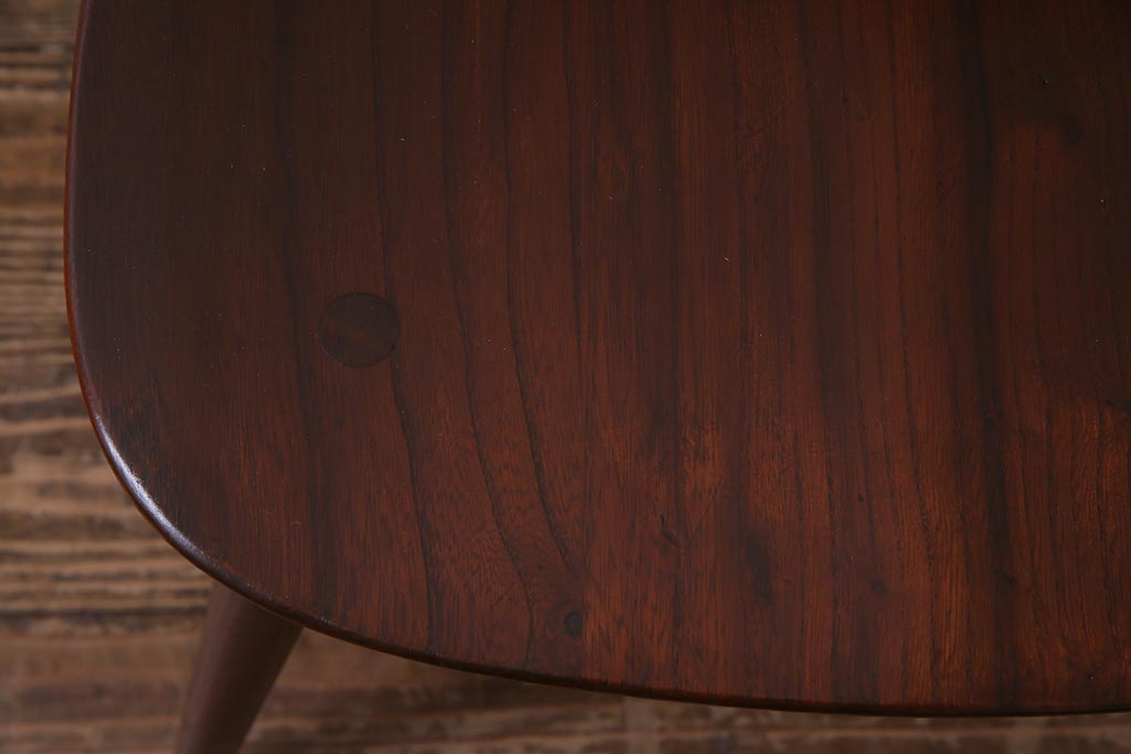 ヴィンテージ家具　イギリスビンテージ　ERCOL(アーコール)　上品な佇まいのシスルバックチェア(ダイニングチェア、椅子)(R-038181)