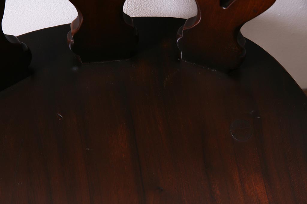 ヴィンテージ家具　イギリスビンテージ　ERCOL(アーコール)　上品な佇まいのシスルバックチェア(ダイニングチェア、椅子)(R-038181)