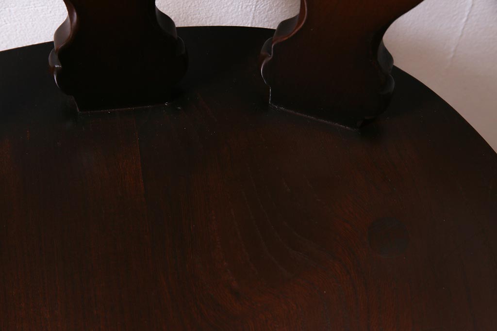 ヴィンテージ家具　イギリスビンテージ　ERCOL(アーコール)　上品な佇まいのシスルバックチェア(ダイニングチェア、椅子)(R-038183)