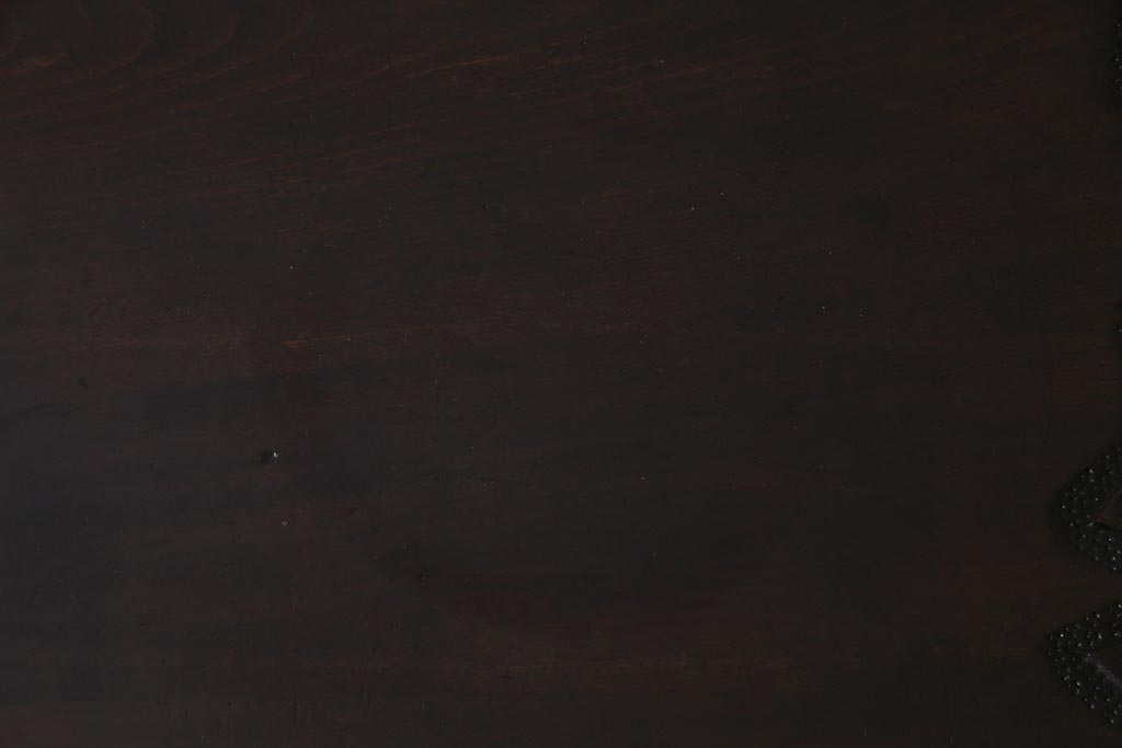 ヴィンテージ家具　伝統工芸　軽井沢彫り　繊細な花の彫刻が目を引く座卓(センターテーブル、ビンテージ)(R-038189)