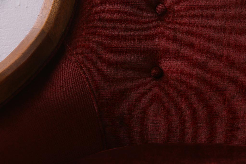 中古　DREXEL HERITAGE(ドレクセルヘリテイジ)　Upholstery(アップホルスタリー)　クラシカルな雰囲気漂うローバックチェア(1人掛けソファ、アームソファ)(定価約45万円)(R-038216)
