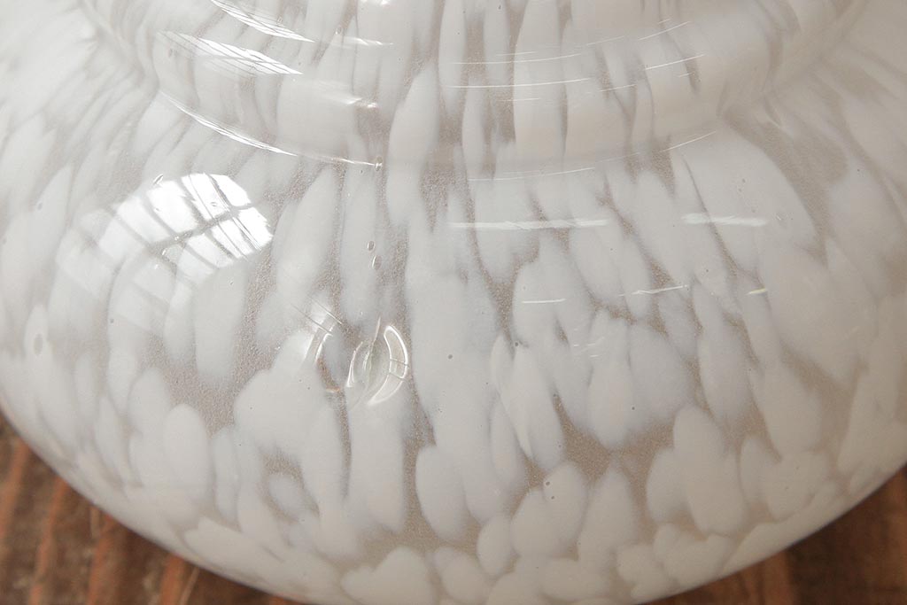 アンティーク照明　フランスアンティーク　マーブルガラスがおしゃれなウォールランプ(壁付け照明)(R-038231)