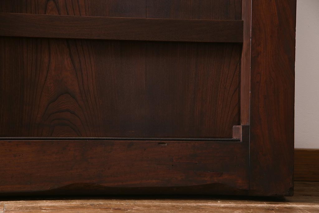 アンティーク建具 明治期 超ド級119kg!激レア品 総ケヤキ材 アンティーク建具 明治期 超ド級119kg!激レア品 総ケヤキ材