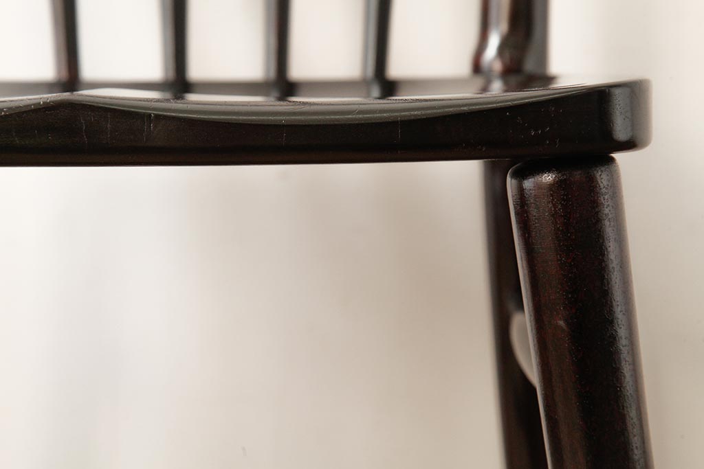 ビンテージ家具　松本民芸家具　シックな雰囲気漂うチェア(ダイニングチェア、椅子)(R-038338)