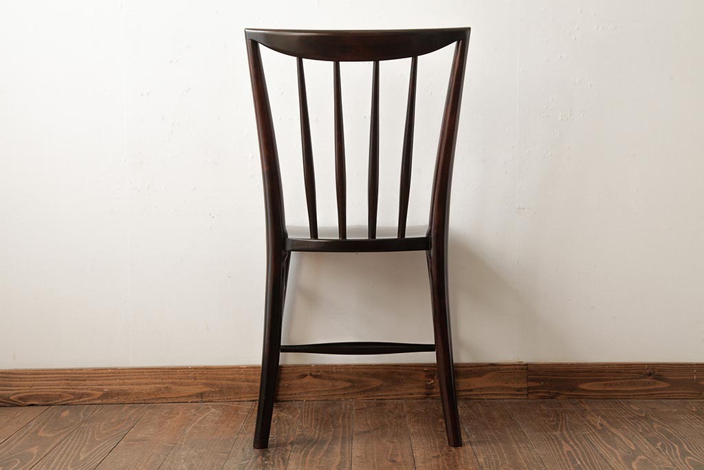 ビンテージ家具　松本民芸家具　シックな雰囲気漂うチェア(ダイニングチェア、椅子)(R-038338)