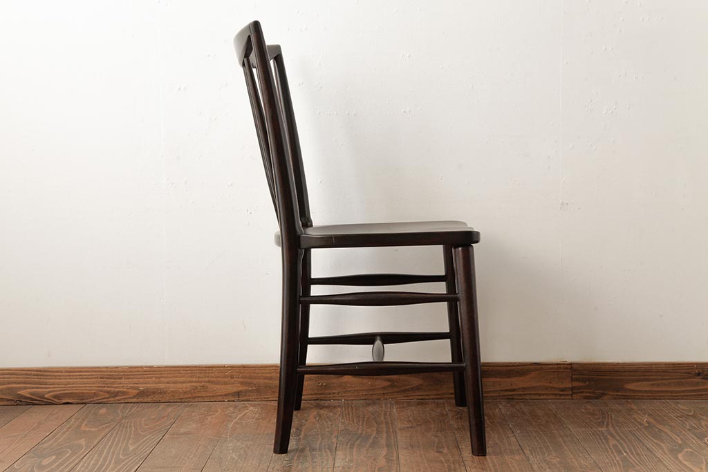 中古　松本民芸家具　シックな雰囲気漂うチェア(ダイニングチェア、椅子)(R-038339)