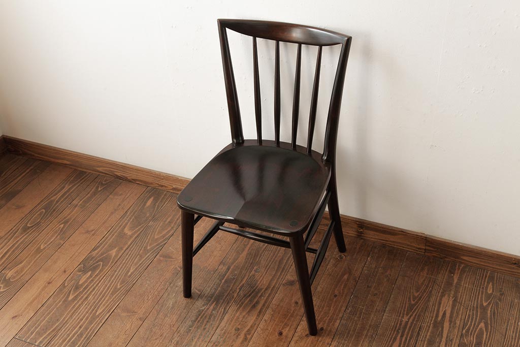 中古　松本民芸家具　シックな雰囲気漂うチェア(ダイニングチェア、椅子)(R-038339)