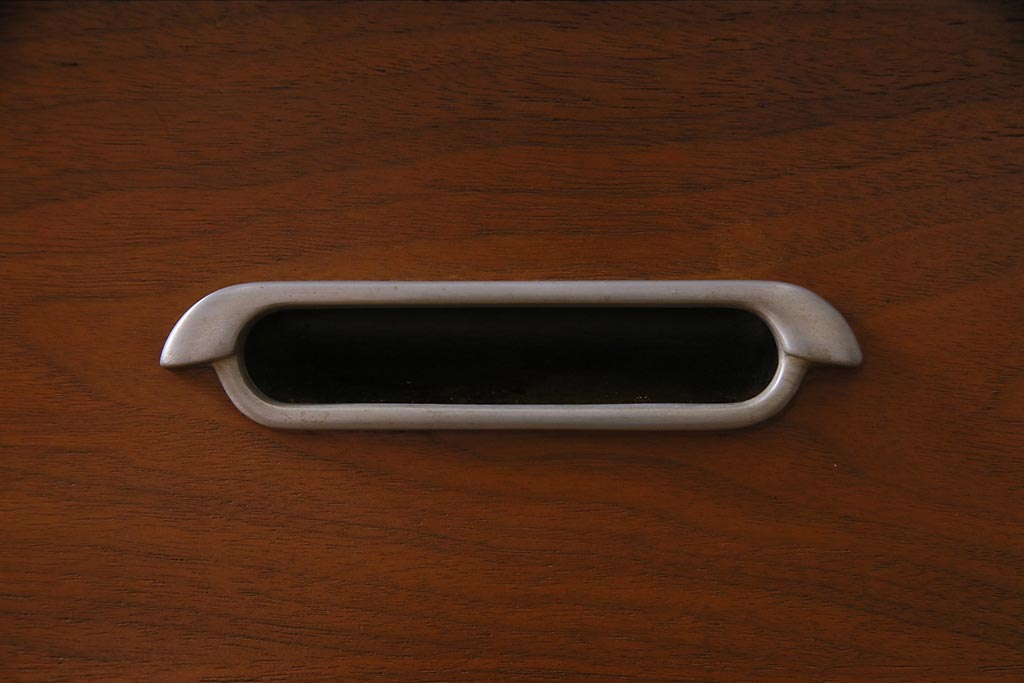 ヴィンテージ家具　SINGER FURNITURE(DREXEL HERITAGE)　モダンなキャビネット(食器棚、収納棚、ビンテージ)(R-038354)