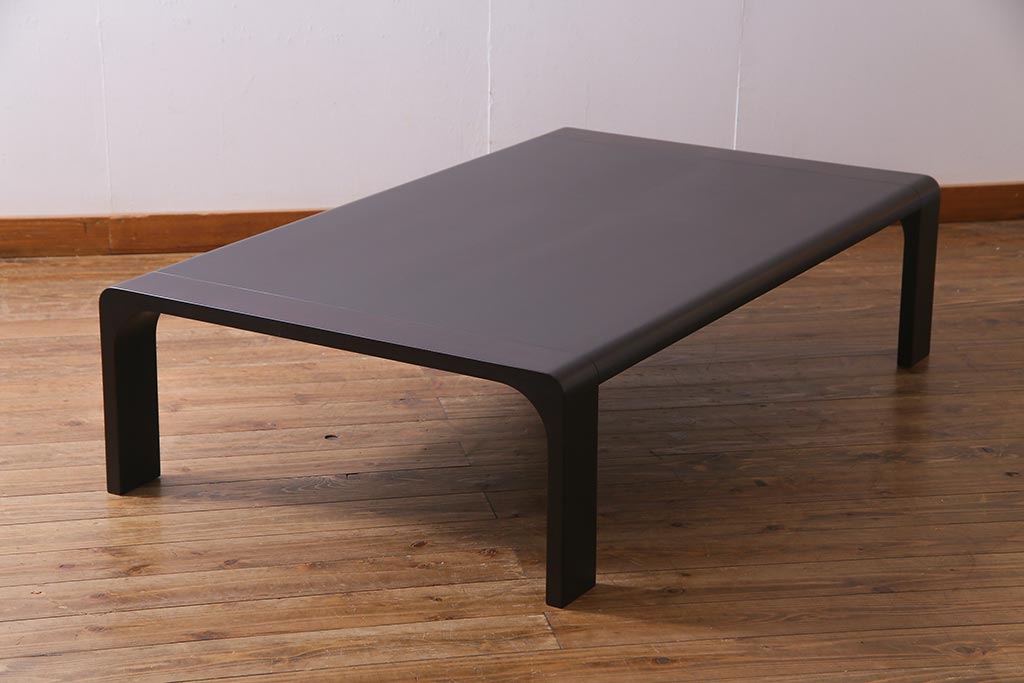 中古 天童木工 おしゃれでモダンなデザインの座卓(ローテーブル)(定価