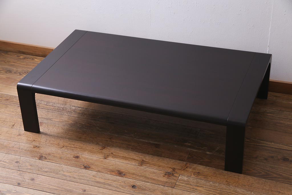 中古　天童木工　おしゃれでモダンなデザインの座卓(ローテーブル)(定価約11万8千円)(R-038364)