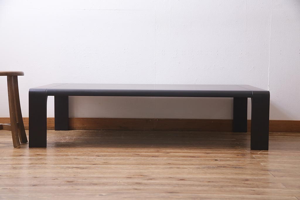 中古　天童木工　おしゃれでモダンなデザインの座卓(ローテーブル)(定価約11万8千円)(R-038364)