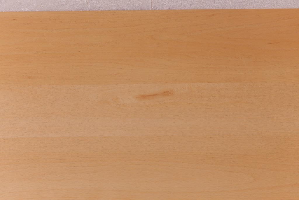 中古　飛騨産業　キツツキ　kids furniture　KF153TB　ビーチ材　キッズスタッキングテーブル(キャスター付きテーブル)(R-038394)